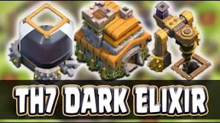 Clash Of Clans | TH7 Best Dark Elixir Farming | Attack Strategy New 2017 |