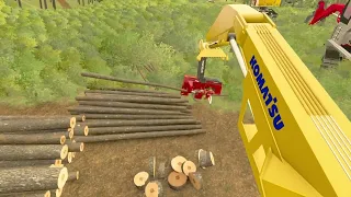 Farming Simulator 22 | Rogue River Pendleton Logging #29 | Last bit of processing