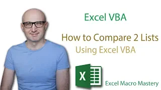 How to Compare 2 Lists using Excel VBA(4/4)