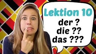 GERMAN LESSON 10: Awesome Hints on how to Guess German Articles 😎😎