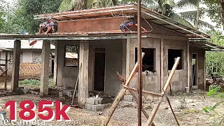 185k Materials’Labor 65k w/Colorrof &steel trusses na,27 Days Lang Ginawa. 60sqm 2BR/1CR