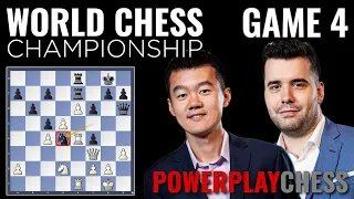 World Chess Championship 2023 | Ian Nepomniachtchi vs Ding Liren | Game 4