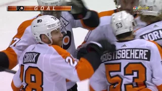 Claude Giroux Goal - Philadelphia Flyers vs Arizona Coyotes 2/10/18