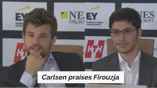 Magnus Carlsen praises Firouzja's amazing performance in Norway Chess 2021