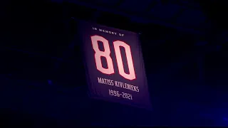 Columbus Blue Jackets honor Matiss Kivlenieks