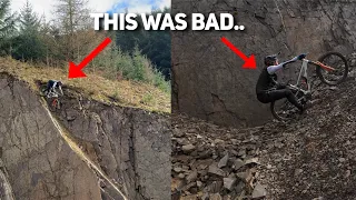 The IMPACT from This Cliff Chute Line was HORRIFIC!!