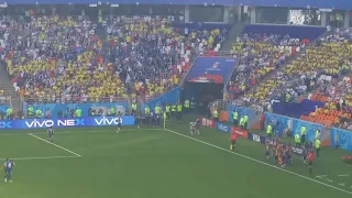 Stadium goal. Colombia-Japan (Shinji Kagawa). World Cup 2018