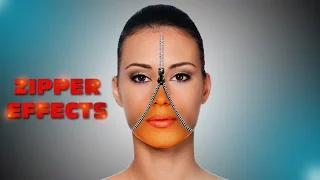 ZIPPER FACE EFFECTS IN PHOTOSHOP