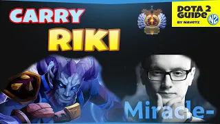 MIRACLE Carry Riki - Dota 2 Replay Guide / Analysis