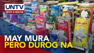 Klase ng bigas na pasok sa price cap, durog na at kaunti lang ang supply ayon sa ilang retailers