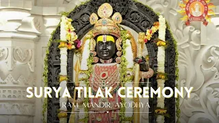 Divine Light in Ayodhya: Witness the Surya Tilak Ceremony at Ram Mandir on Ram Navami 2024