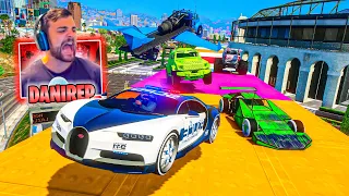 CARA A CARA CON RETOS EXTREMOS! SOY LA POLICIA!! - GTA 5 ONLINE