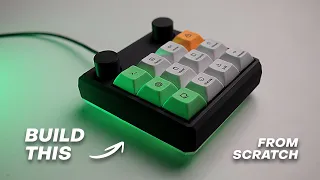 DIY Macro Pad Keyboard Build from Scratch with Custom PCB and Mechanical Switches