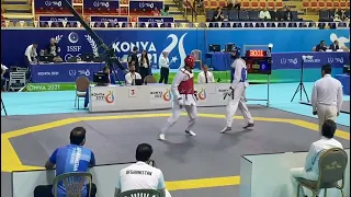 Ali Akbar Amiri beat Pakistani Taekwondo Athlete at Islamic Solidarity Games Konya 2022