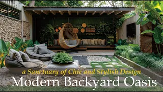 Chic and Stylish: Modern Backyard Decoration Trends