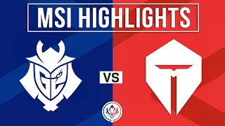 G2 vs TES Highlights ALL GAMES | MSI 2024 Lower Bracket R2 | G2 Esports vs TOP Esports