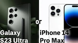 Galaxy S23 UltraとiPhone 14 Pro Maxはどっちを買うべき？超人気メーカー大画面フラッグシップモデルを比較！性能や使い勝手どちらが良い？