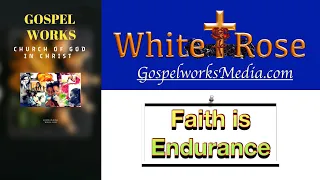 Faith is Endurance, is the #COGIC Sunday School title for 9/18/22 and is a study of Hebrews 12:1-11.