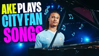 "MY FINGERS ARE TOO BIG FOR THE KEYBOARD!" | Ake plays City fan songs
