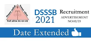 #DSSB | DSSB Date Extend for different post