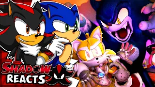 Sonic & Shadow Reacts To Sonic in Scared Stupid Part 3 (Halloween Special)