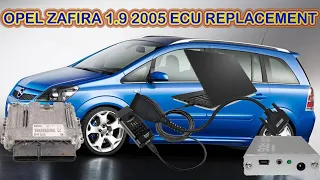 Opel Zafira 1.9 2005 ECU replacement