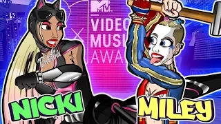 Kitty Minaj vs Miley Quinn (Celebrities in DC) | POPJUSTICE