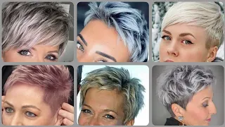 #1Top Trendy Short Under Haircuts With Awesome Hair Colours Ideas For Women/Pixie Haircut