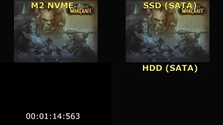 M2 NVME vs SSD vs HDD. Сравнение: от момента включения компьютера до загрузки и входа в игру