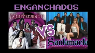 MONTECRISTO vs SANTAMARTA  Solo clásicos ENGANCHADOS Cumbia del Recuerdo