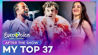 Eurovision 2024 | My Top 37 (After the Show)