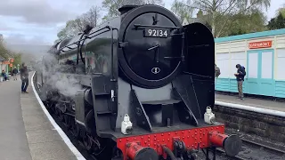 North Yorkshire Moors Railway steam train ride 12th April 2024