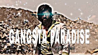 KGF 2 X GANGSTA PERADISE ll ft. PRINCE OFFICIAL ll DUNIYA 😱ll ROCKING STAR YASH ll #viral #trending