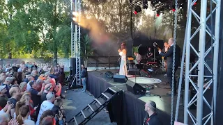 Angelina Jordan performing "Valerie" (A.Winehouse) live at Kurbadhagen, Sandefjord, Norway 10.7.2022