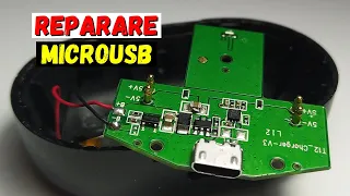 How to repair a faulty micro-USB connector / Electronics part charging case of  Redmi Airdots 2
