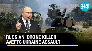 Russia's OSA-AKM air defence system downs Ukrainian drone as fight for Donbass intensifies