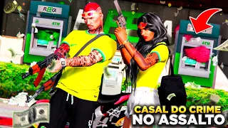 GTA V: VIDA DO CRIME | FUI PRO CORRE COM A JUJU!! 24 HORAS ROUBANDO CAIXAS ELETRÔNICOS DA CITY!🔥|#71