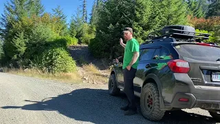 First time out in the Crosstrek with the new 1.5" lift and new tires