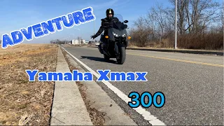 Yamaha Xmax 300 Adventure/Country Ride and Trip To Local Bike Dealership/Twigg Cycles/Yamaha