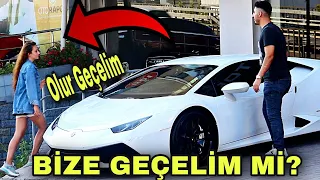 LAMBORGHİNİ İLE PARA DÜŞKÜNÜ KIZ TAVLAMAK! (Türkiye’de ilk / Gold digger prank)