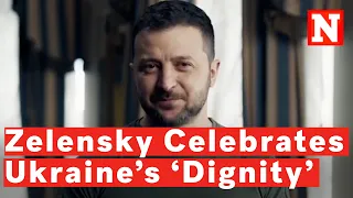 Zelensky Celebrates Ukraine's 'Dignity' On Maidan Revolution Anniversary