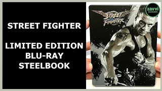 STREET FIGHTER - LIMITED BLU-RAY STEELBOOK UNBOXING - ZAVVI EXCLUSIVE