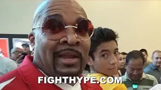 MAYWEATHER CEO ELLERBE REACTS TO PACQUIAO VS. THURMAN WEIGH-IN: "HE'S REALLY FIRED UP"