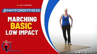 Marching | Low Impact Aerobics | Walking at Home Workout | 30 Min | JENNY FORD