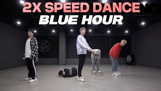 [2배속 커버댄스] TXT - 5시 53분의 하늘에서 발견한 너와 나 BLUE HOUR | 2x Speed Dance Cover