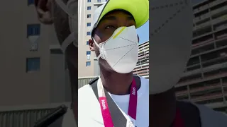 Olympic champion meets a volunteer who paid him a taxi to the stadium
