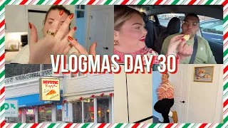 SETTING UP MY OURA RING, DAY TRIP + EGGNOG COOKIE?! | VLOGMAS DAY 30