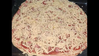 Домашняя ПИЦЦА с сосисками. Вкуснейшая пицца для всей семьи!