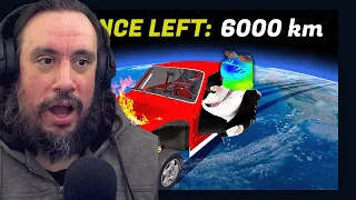 Vet Reacts! *We Face Death On The FURY Road* Driving 6000km in My Summer Car By martincitopants