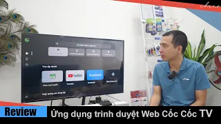 Review trình duyệt web Cốc Cốc TV cho Android TV Box chạy AndroidTV chính chủ